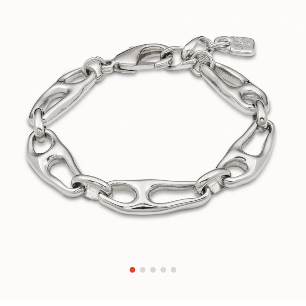 UNO de 50 Silver Chain Bracelet